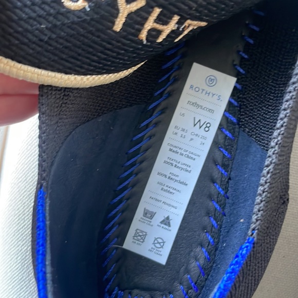 New Rothy’s Black solid Point Toe Size 8 - Picture 5 of 8
